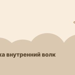 Практика внутренний волк