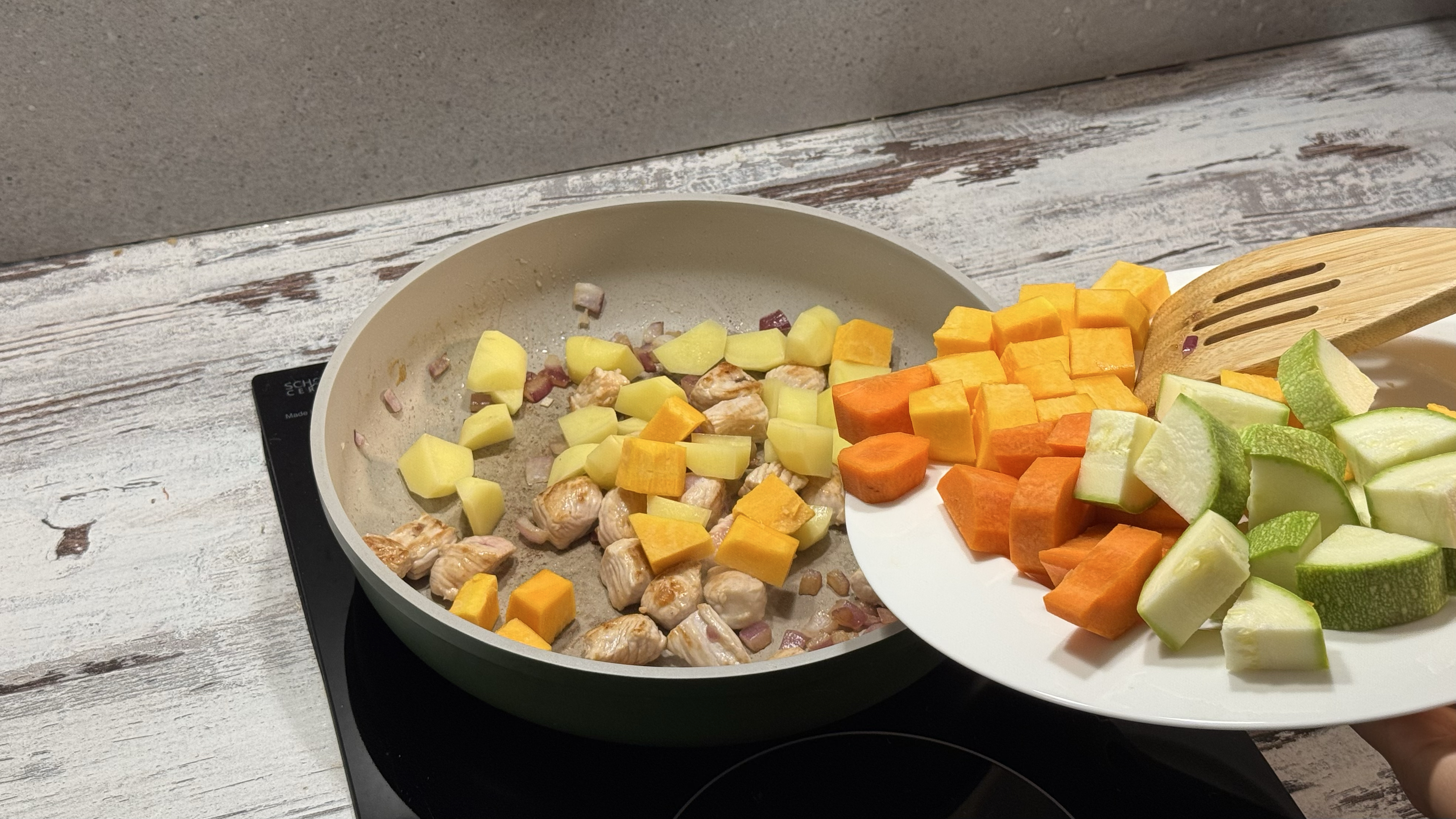 step of recipe