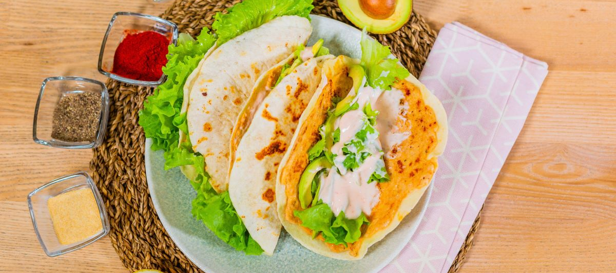 Быстрые тако с курицей