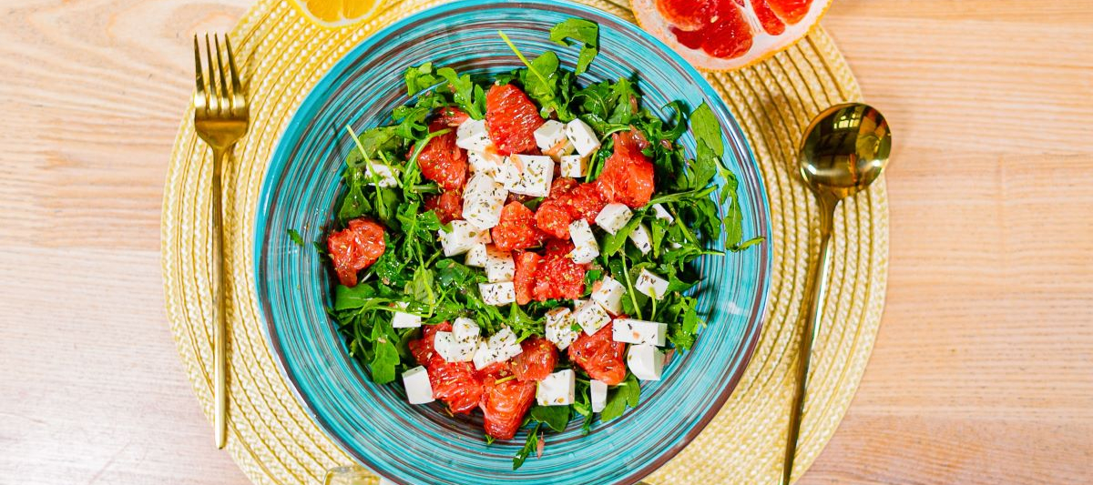 Салат с грейпфрутом