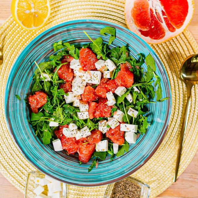 Салат с грейпфрутом