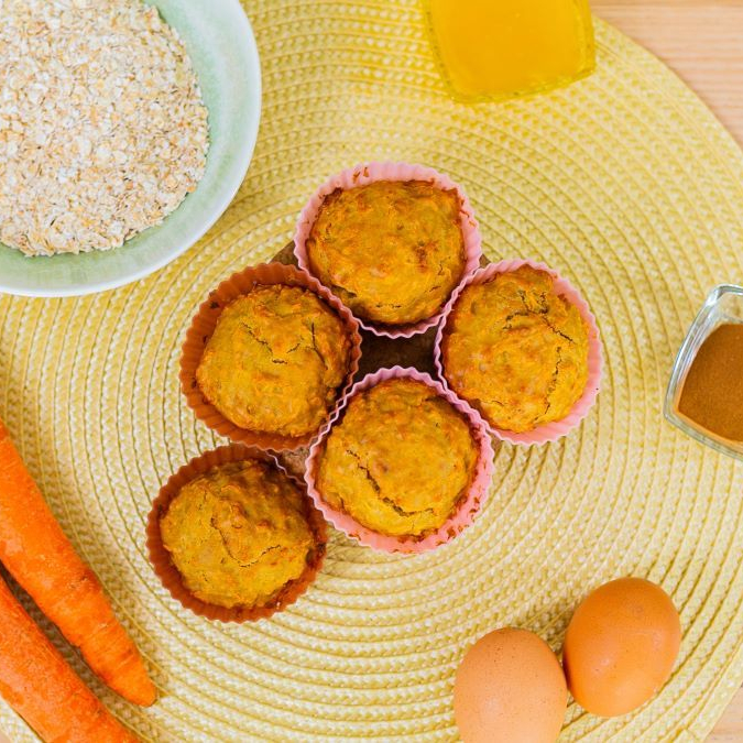 Морковные маффины