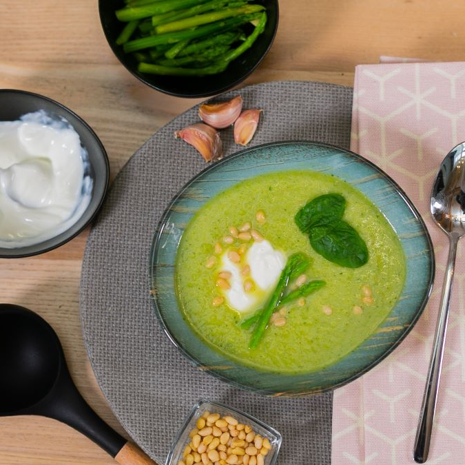 Крем-суп из спаржи