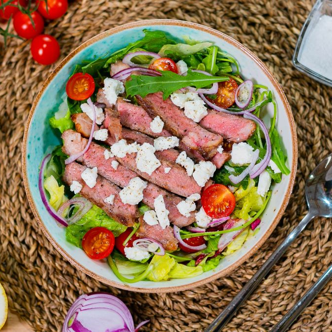 Стейк салат