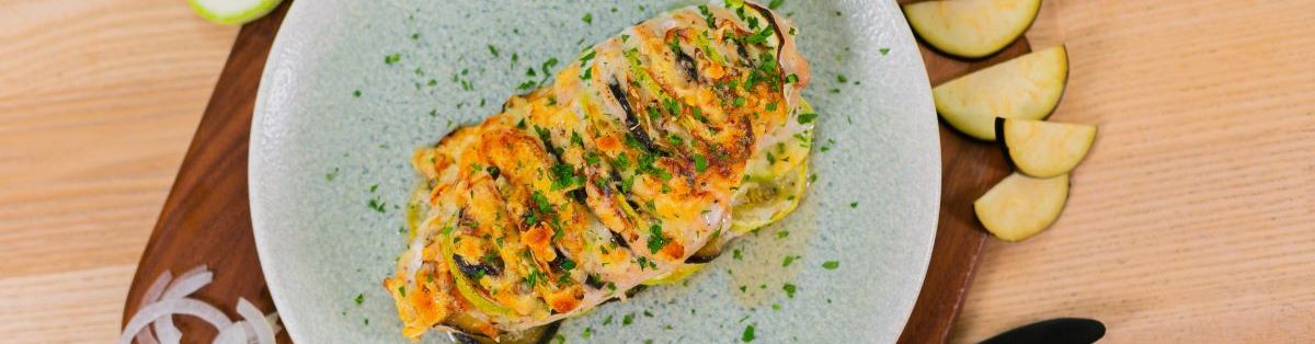 Куриная грудка, фаршированная овощами
