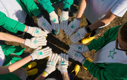 Лес в форме звезды: состоялась майская посадка 10 500 деревьев от FitStars