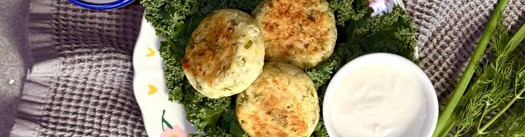 Сырники с сыром и зеленью