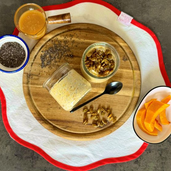 Йогурт с чиа и тыквой