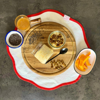 Йогурт с чиа и тыквой