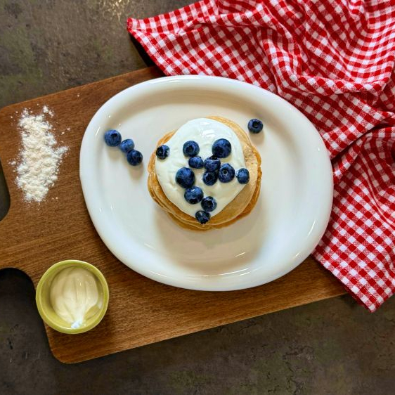 Панкейки из зеленой гречки