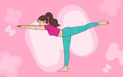 Упражнение «Журавль» спасает поясницу: правильная техника наклона на одной ноге для тренировки баланса и сильных ягодиц