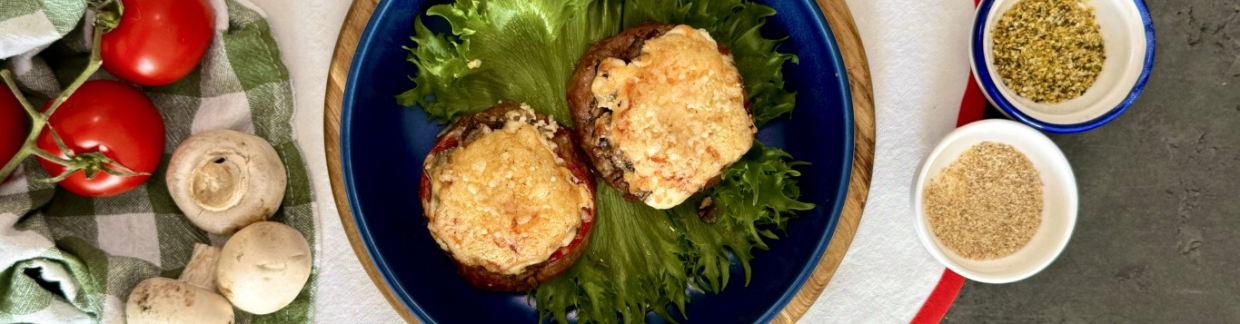 Мясные гнезда с грибами